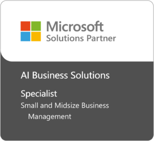 Logo Microsoft Solutions Partner AI Business Solutions